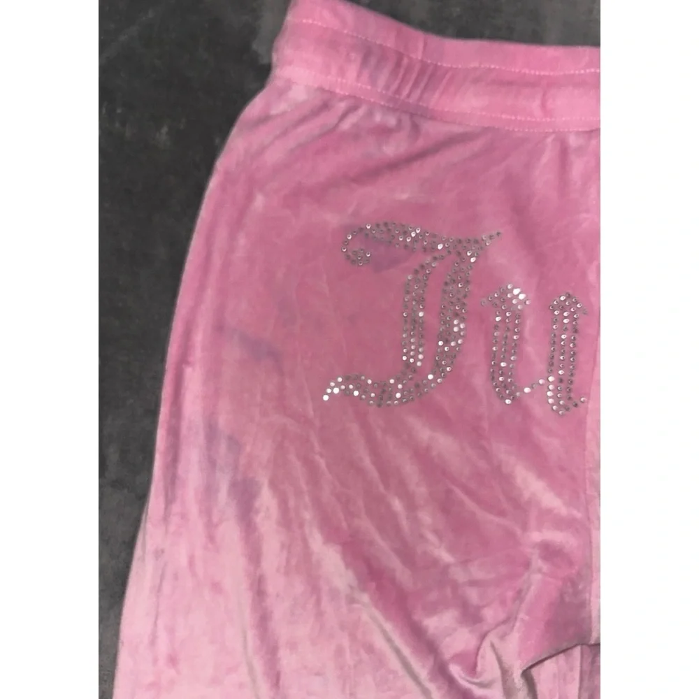🩷 Juicy Couture Velour Rhinestone Logo Pajama Pants